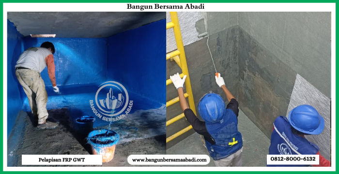 Jasa Pelapisan FRP Tanki GWT