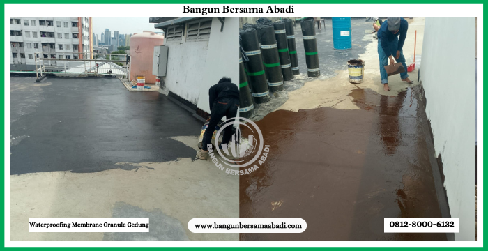 Pasang Waterproofing Membrane Gedung