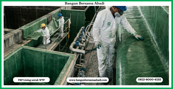 Jasa FRP Lining untuk WTP