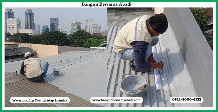Waterproofing Coating Atap Spandek