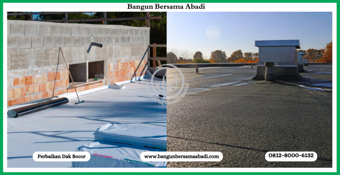 Perbaikan Dak Beton Rumah Bocor