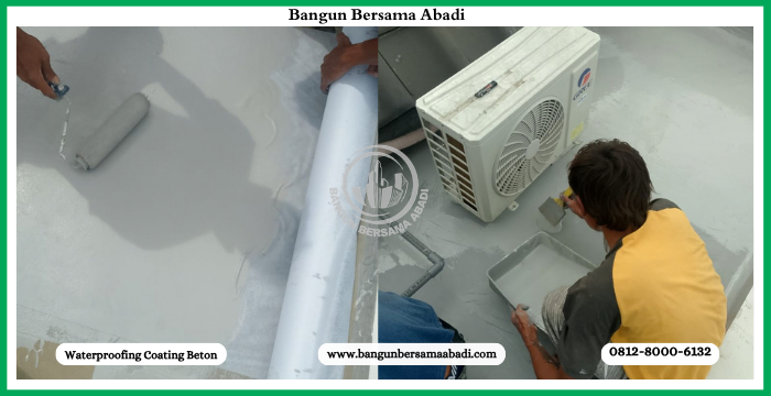 Pasang Waterproofing Coating Dak Beton